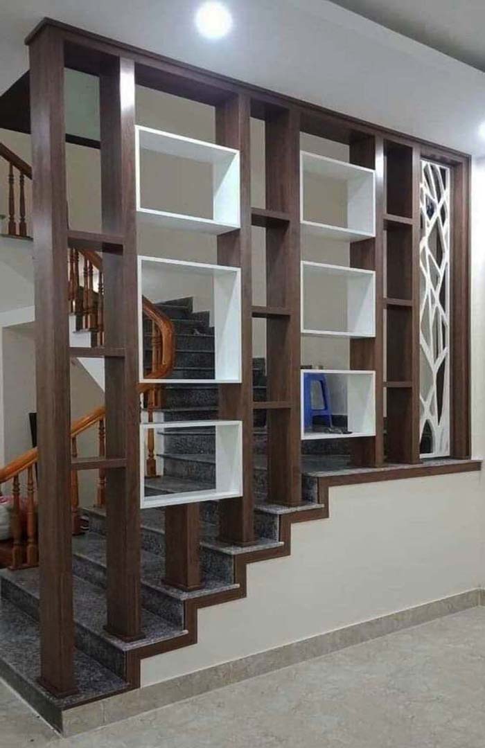 Lam gỗ kết hợp kệ